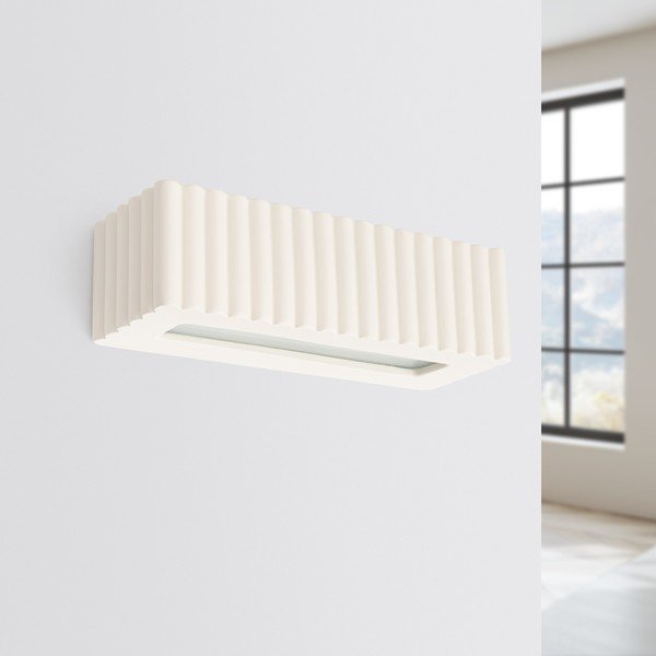Bež zidna lampa keramička Rivena – Sollux-image-4