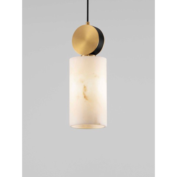 Krem/mjedena viseća svjetiljka u kamenom dekoru ø 12 cm Maru – Nova Luce-image-2