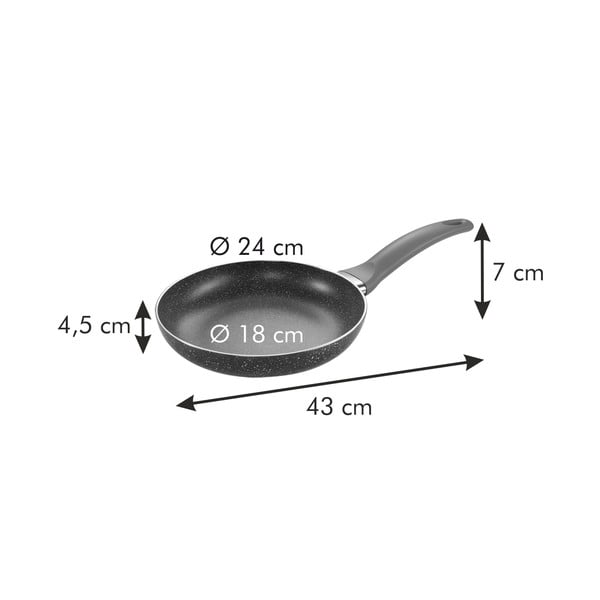 Tava ø 24 cm Manico Rosso - Tescoma-image-4