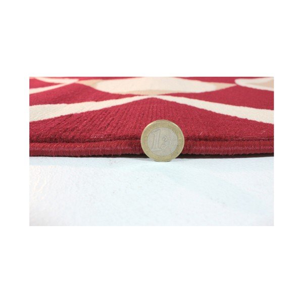 Crveni tepih Flair Rugs Carnaby Element Red, 160 x 230 cm-image-1