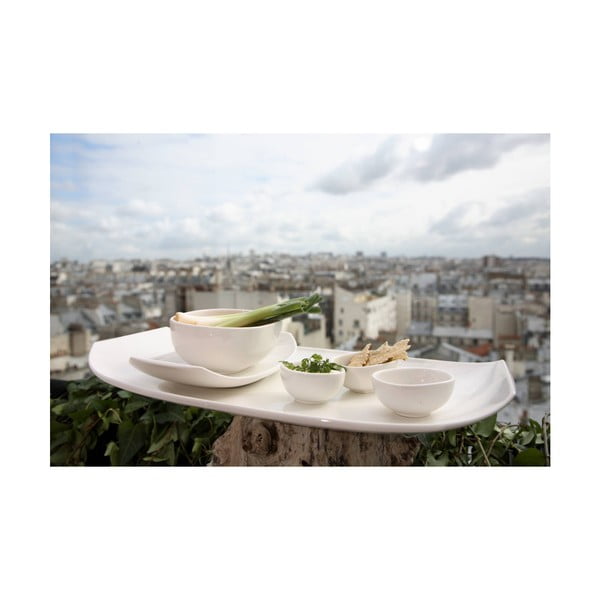 Bijelo kvadratna porculanska ploča Villeroy & Boch urbana priroda, 50 x 25 cm-image-1