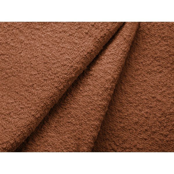 Sofa od bouclé tkanine boja terakote 208 cm Poppy – Micadoni -image-4