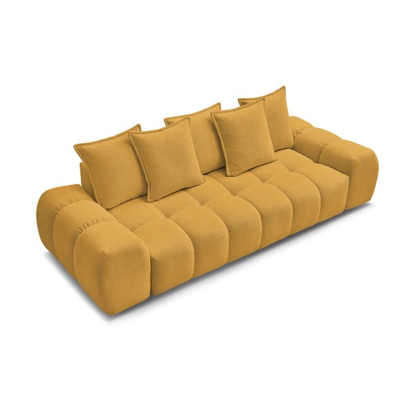 Senf žuta sofa od šenila 278 cm Everest – Bobochic Paris-image-4