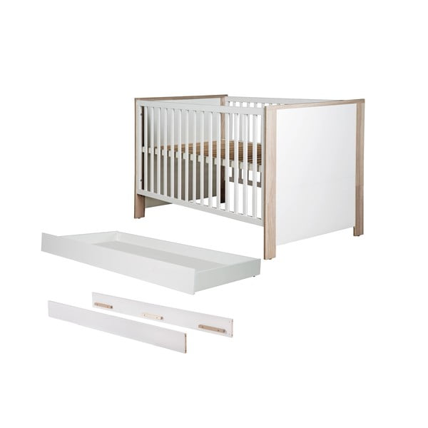 Bijeli/u prirodnoj boji dječji krevet s prostorom za pohranu 70x140 cm Olaf – Roba