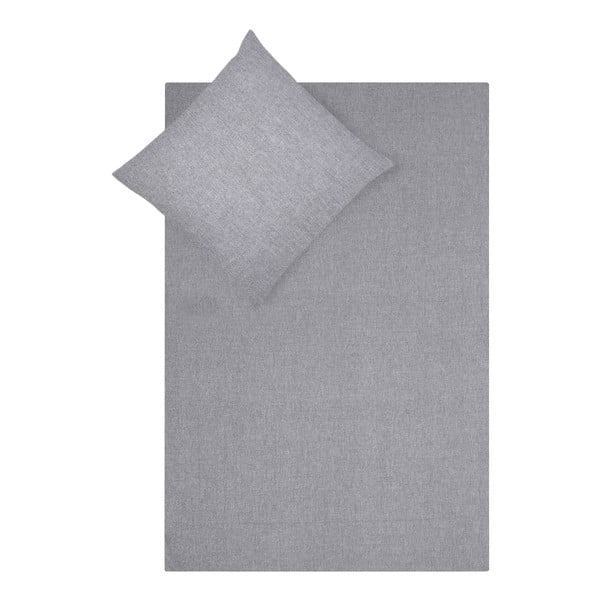 Siva posteljina od kašmira Westwing Collection Cashmere, 155 x 220 cm