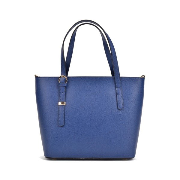 Plava kožna torbica Mangotti Bags Francesca-image-1