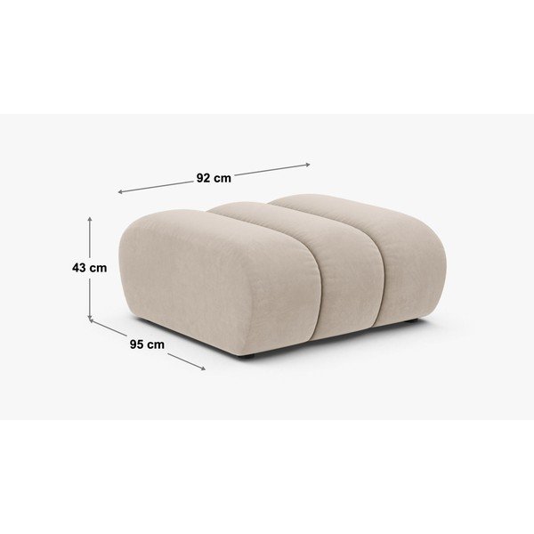 Tamno plavi tabure od šenila Lupine – Micadoni -image-3