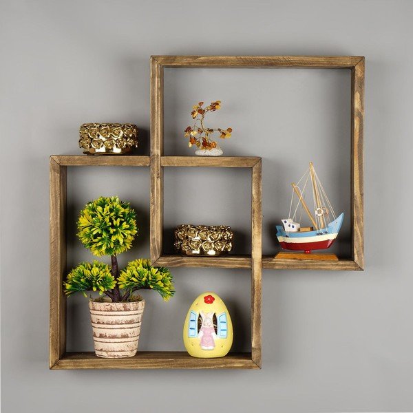 Kvadratna drvena polica-image-1