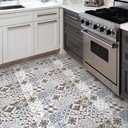 Vodootporma naljepnica za pod Ambiance Brown Style, 100 x 60 cm