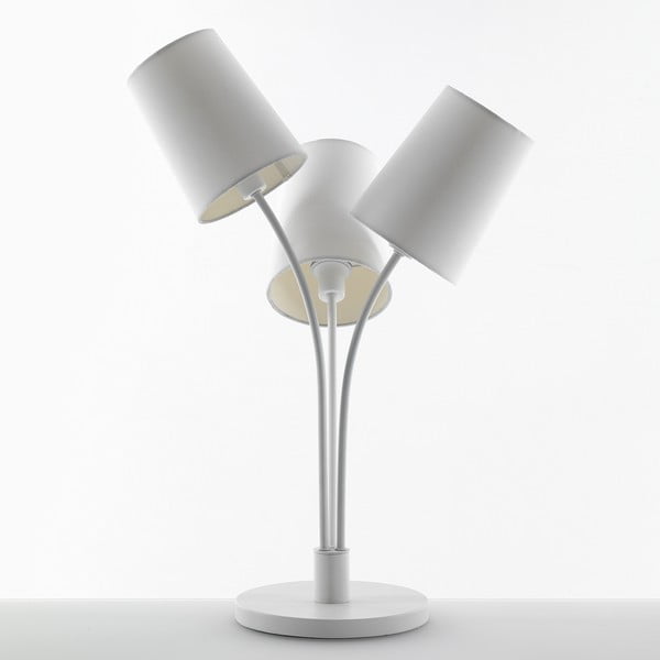 Bijela stolna lampa Tomasucci Tris