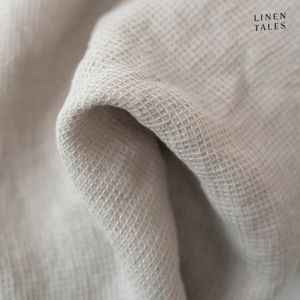 Laneni ručnik vafle strukture u prirodnoj boji 45x65 cm Natural Fine Waffle – Linen Tales-image-2