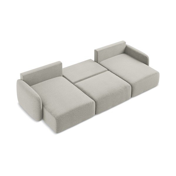 Svijetlo siva sklopiva/s prostorom za odlaganje kutna garnitura Kalena – Makamii-image-4