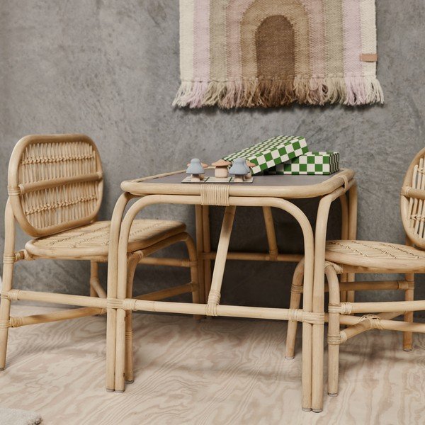 Dječji stol od ratana 70x48 cm Nana – OYOY Mini-image-2
