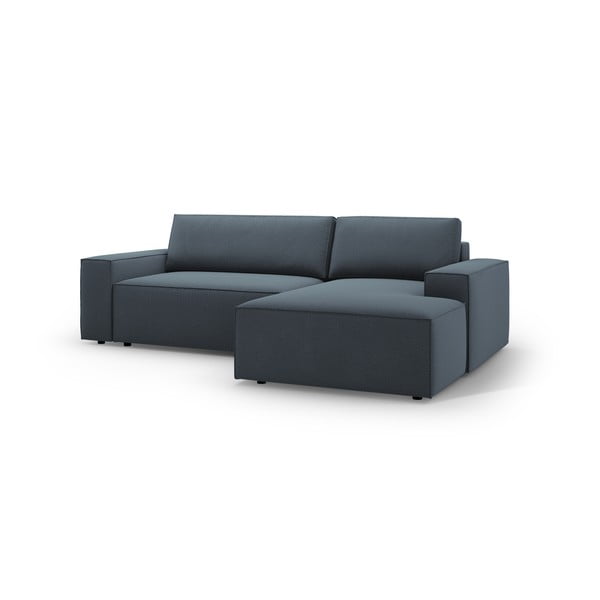 Plava sklopiva kutna garnitura (s desnim kutom) Jodie – Micadoni Home-image-2