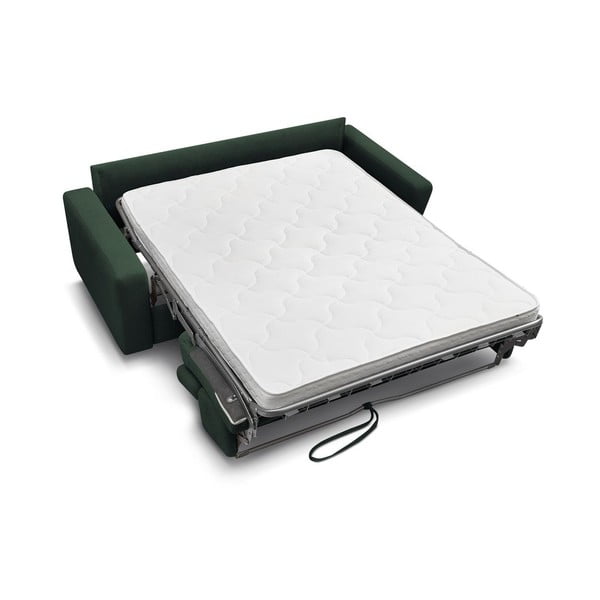 Tamno zelena sklopiva sofa 195 cm Monaco – Bobochic Paris-image-4