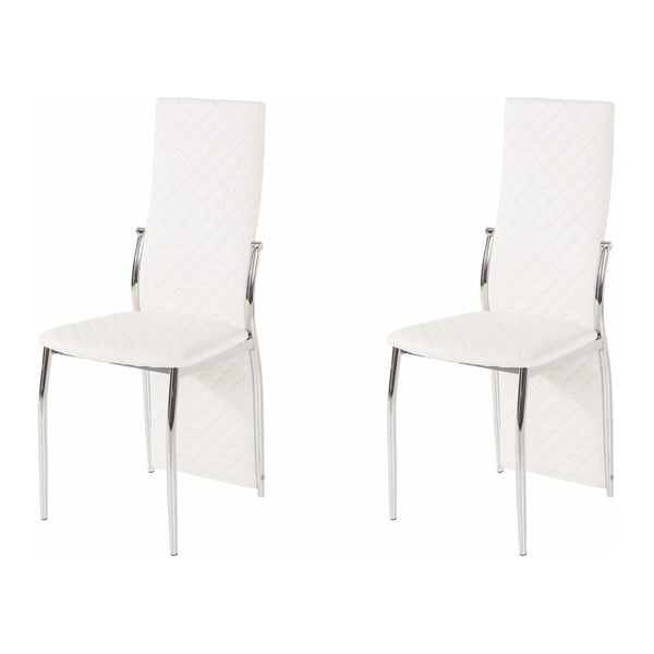 Set od 2 bijele Støraa Wilson stolice za blagovanje