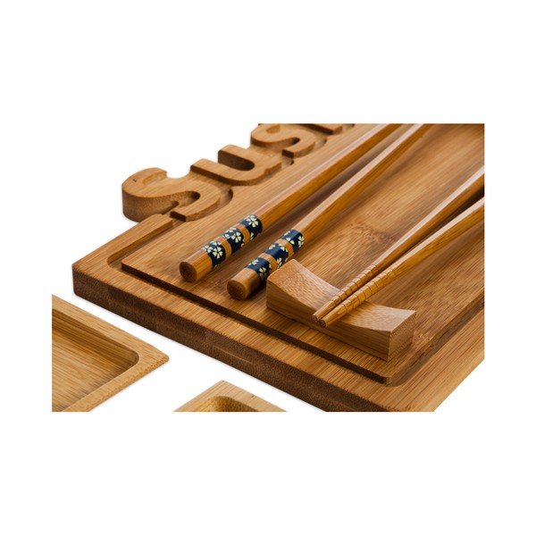 Poslužavnik, tanjur i štapići za sushi Bambum-image-2