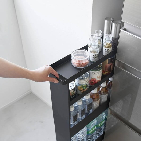 Mat crna željezna kupaonska polica 48x80,5 cm Tower – YAMAZAKI-image-1