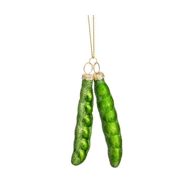 Stakleni ukras za božićno drvce Peas – Sass & Belle