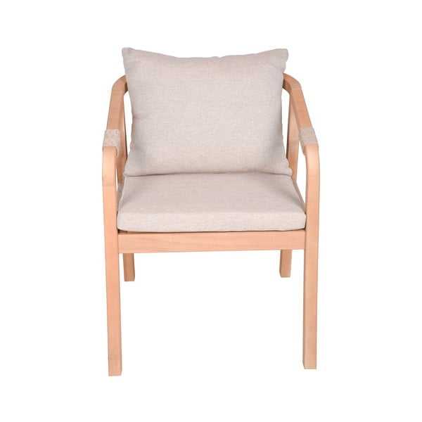 Vrtne stolice u setu 2 kom od masivnog drveta u prirodnoj boji Bogota – Garden Pleasure-image-1