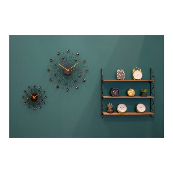 Sat crne boje Karlsson Sunburst, ø 50 cm-image-2