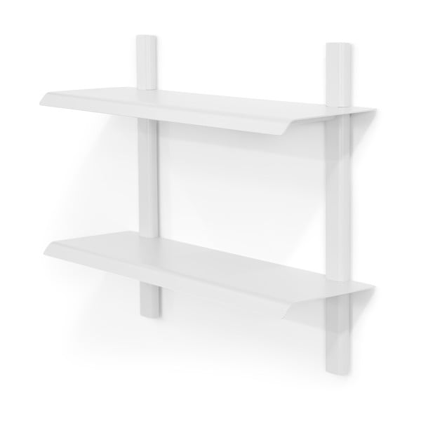 Bijela metalna polica s više razina 60 cm Hola – Spinder Design-image-2