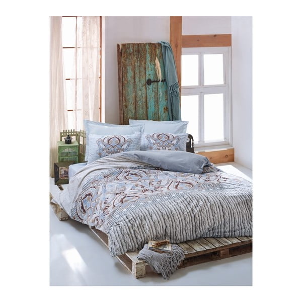 Pamučna posteljina za krevet za jednu osobu Luminio Puro, 140 x 200 cm