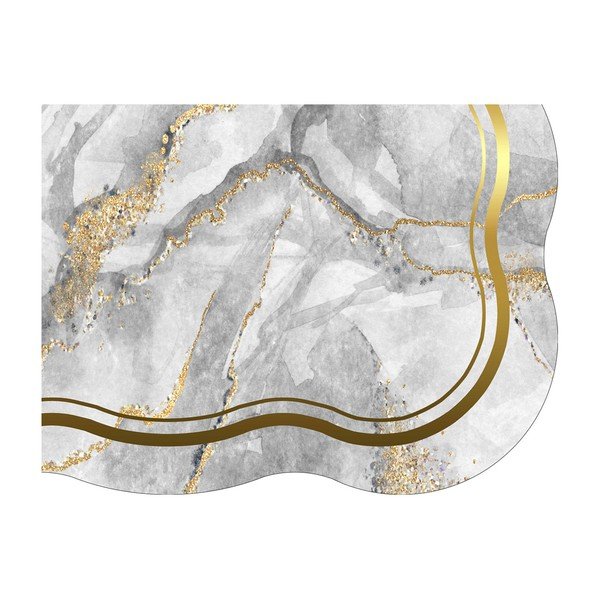 Sive/u zlatnoj boji kupaonske prostirke u setu 2 kom 60x100 cm – Foutastic-image-4