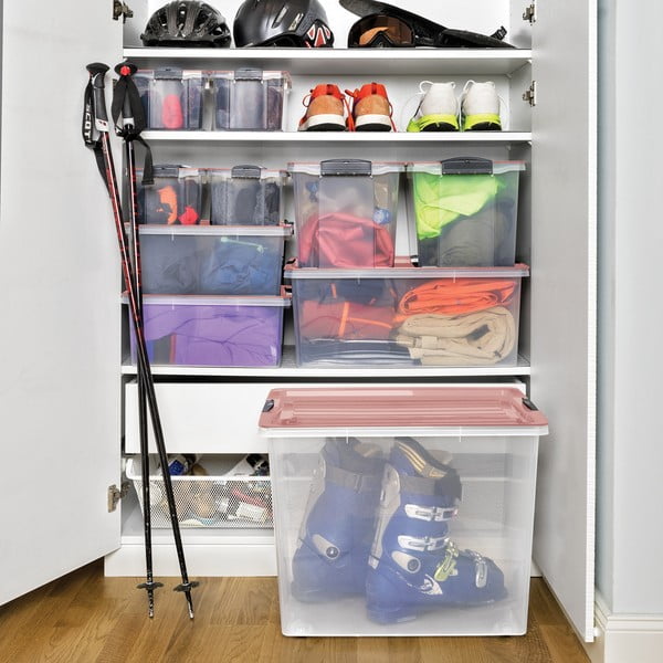 Plastična kutija za pohranu s poklopcem Compact - Rotho-image-1