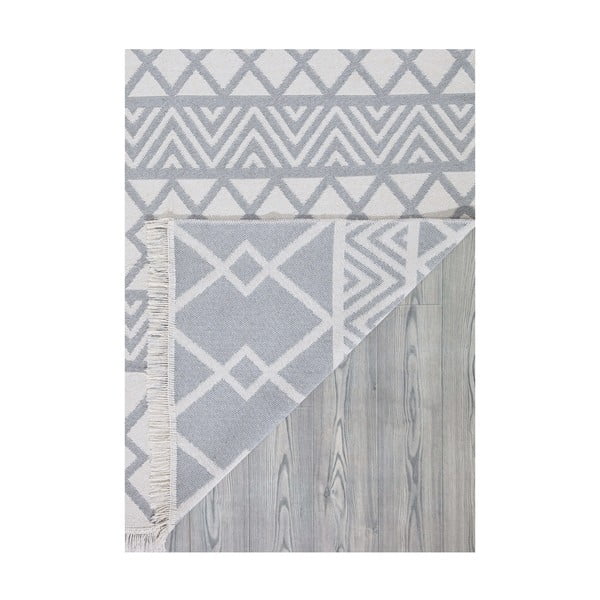 Bijelo-sivi pamučni tepih Oyo home Duo, 160 x 230 cm-image-4