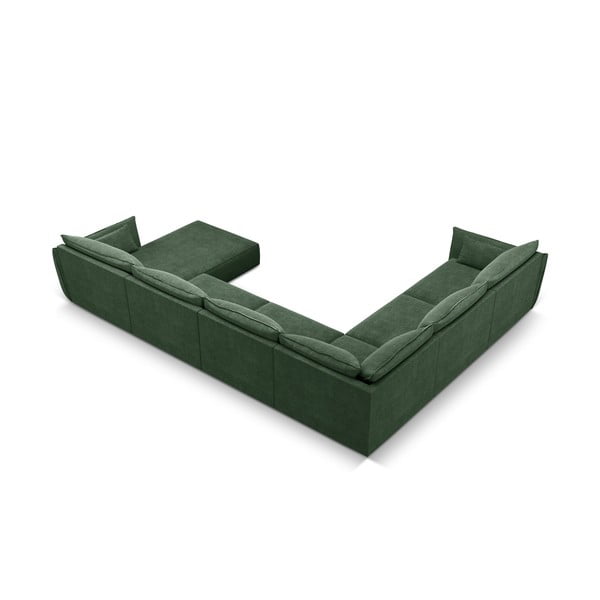 Tamno zelena kutna garnitura (lijevi kut) Vanda - Mazzini Sofas-image-3