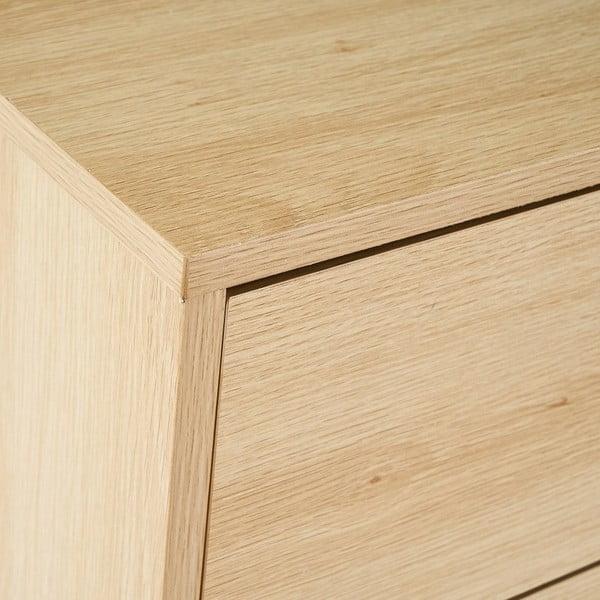 Visoka komoda u dekoru breze u prirodnoj boji 60x97,5 cm – Casa Selección-image-4