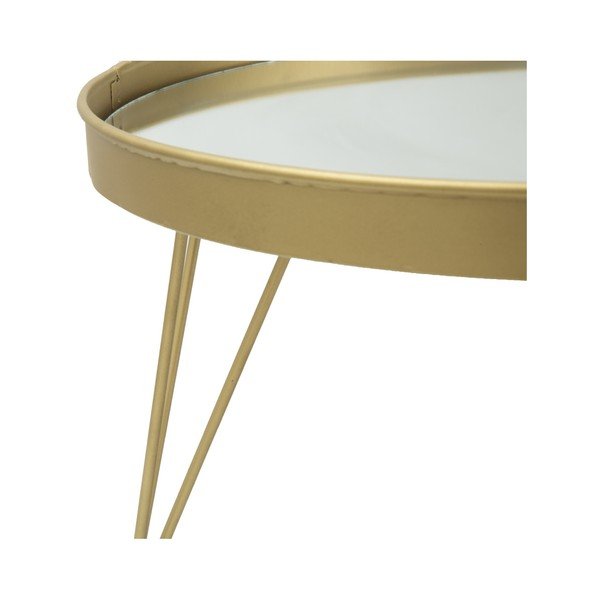 Praktičan pladanj za posluživanje u zlatu na nogama Mauro Ferretti, ⌀ 36,5 cm-image-1