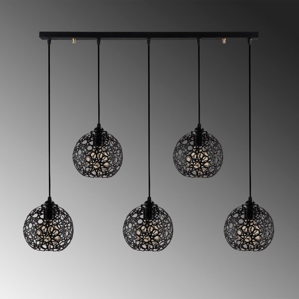 Crna viseća svjetiljka ø 17 cm Fellini – Opviq lights-image-1