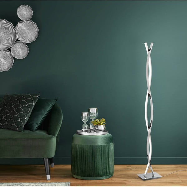 LED stojeća svjetiljka u srebrnoj boji (visina 142 cm) LASANA 2 – EGLO-image-2