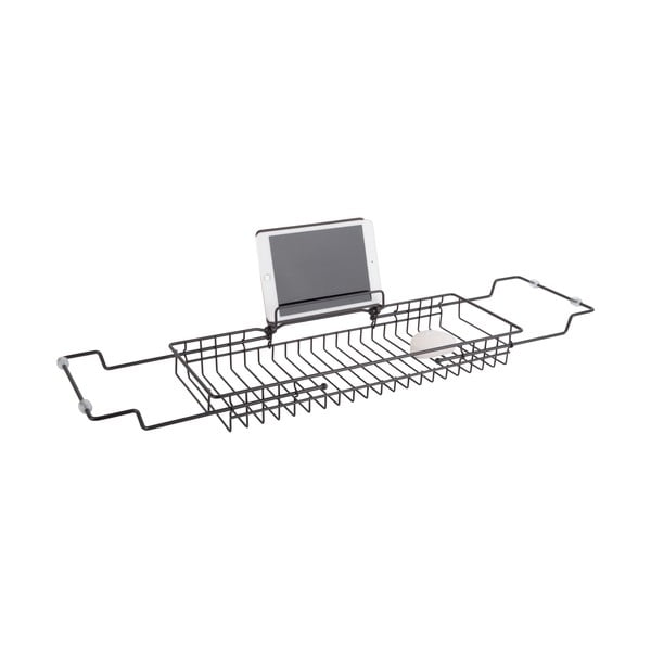 Crni metalni podesivi držač za kadu PT LIVING Tub, 61 - 86 cm-image-2
