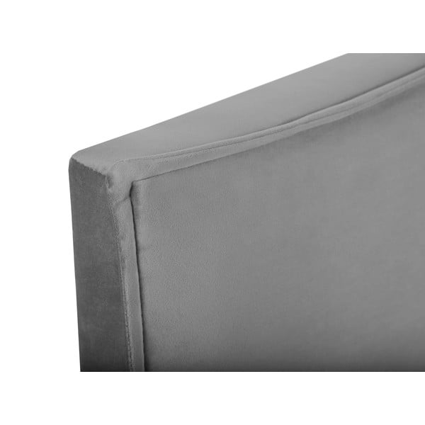 Sivo uzglavlje 160x120 cm Natalia – Milo Casa-image-1