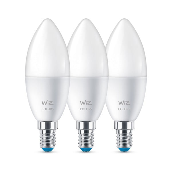 LED pametne žarulje u setu 3 kom E14, 5 W – WiZ