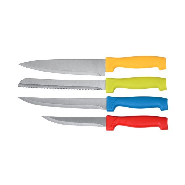 Set od 4 noža, 4 daske za rezanje i stalka Premier Housewares-image-1