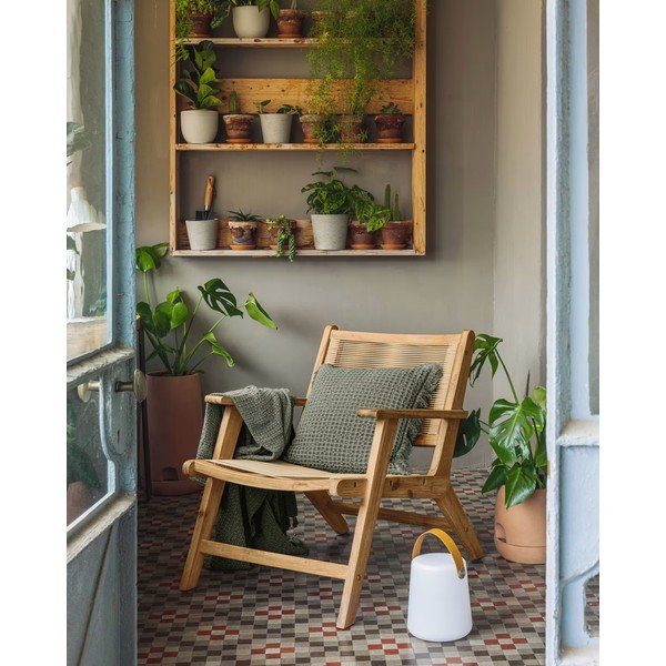 Bijelo-smeđa vanjska svjetiljka Kave Home Dialma-image-2