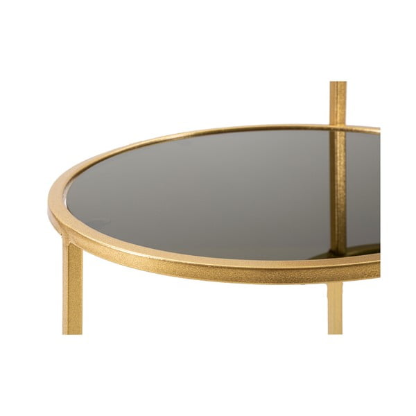 Okrugli stolić za kavu zlatne boje 40x50 cm - Mauro Ferretti-image-4
