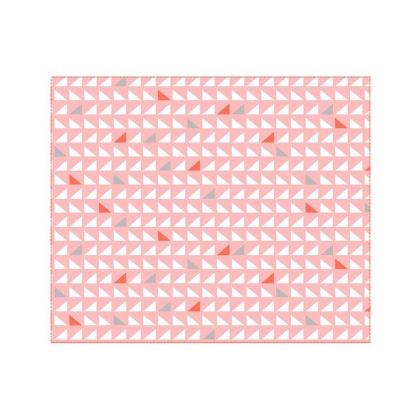 Triangles Pink deka, 180x150 cm-image-4