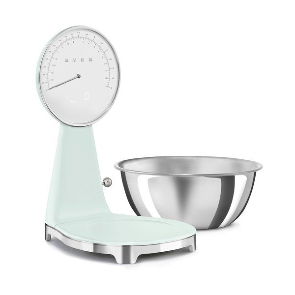 Svijetlo zelena plastična digitalna kuhinjska vaga – SMEG-image-3
