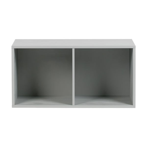Siva modularna biblioteka od masivnog bora 81x41 cm Vt – vtwonen