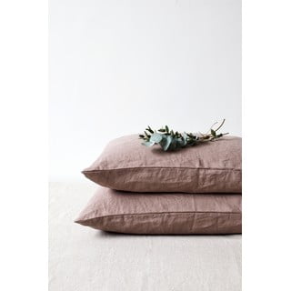 Ljubičasta lanena jastučnica Linen Tales, 70 x 90 cm