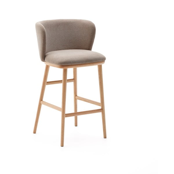 Svjetlo smeđa barska stolica (visine sjedala 65 cm) Ciselia – Kave Home