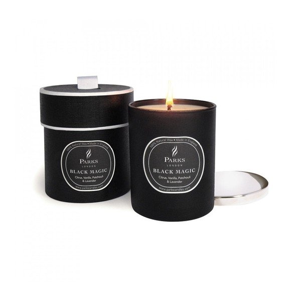 Svijeća s aromama vanilije, pačuli i lavande Parks Candles London Black Magic, gori 45 sati-image-1