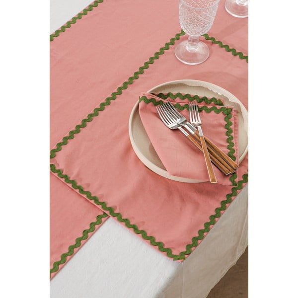 Laneni nadstolnjaci u setu 2 kom 41x130 cm Wavy – Really Nice Things-image-4