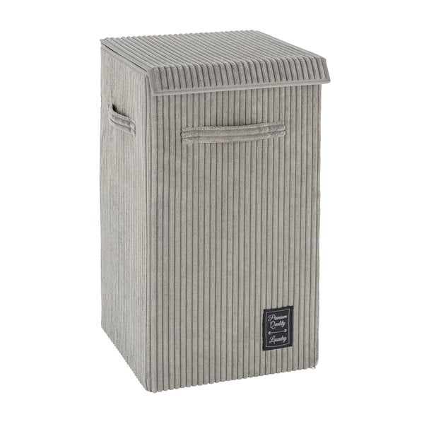 Siva košara za rublje Wenko Cora, obujam 63 l-image-2