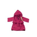 Tamno rozi pamučni dječji kućni ogrtač vel.1-2 god - Tiseco Home Studio